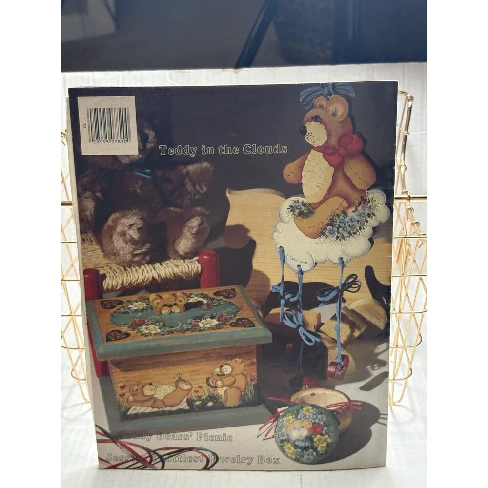 Vintage 1984 Teddy Bears Forever Folk Art Painting Jackie Cole Pattern Book